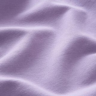 Leichter Baumwollsweat Uni – pastellflieder, 