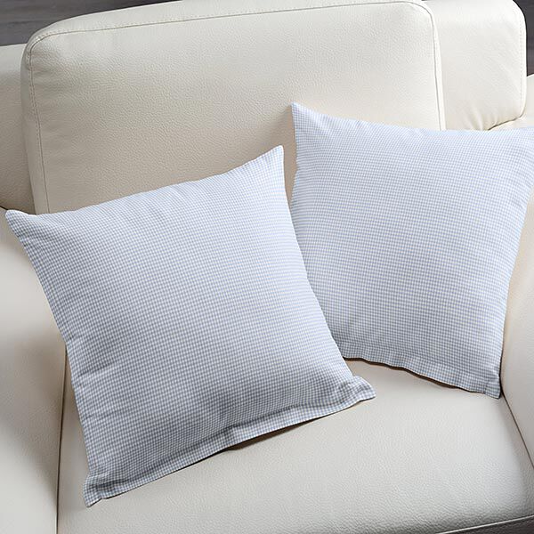 Baumwollstoff Vichy - 0,2 cm – hellblau, image number 4