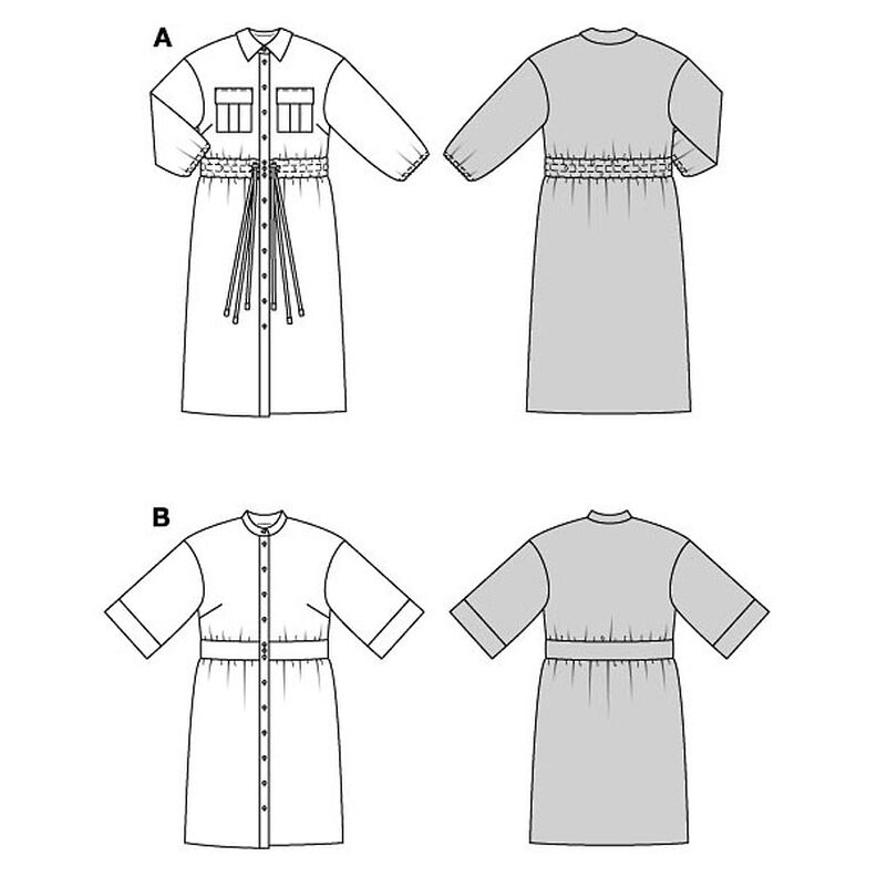 Kleid | Burda 5845 | 36-46, image number 8
