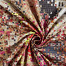 GOTS Baumwolljersey verstreutes Mosaik | TCC x LOOKS by Wolfgang Joop – rot/dunkelbeige,  thumbnail number 5