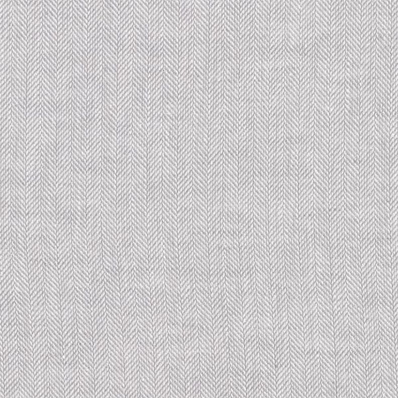 Leinen-Baumwoll-Mix Fischgrat – hellgrau,  image number 1