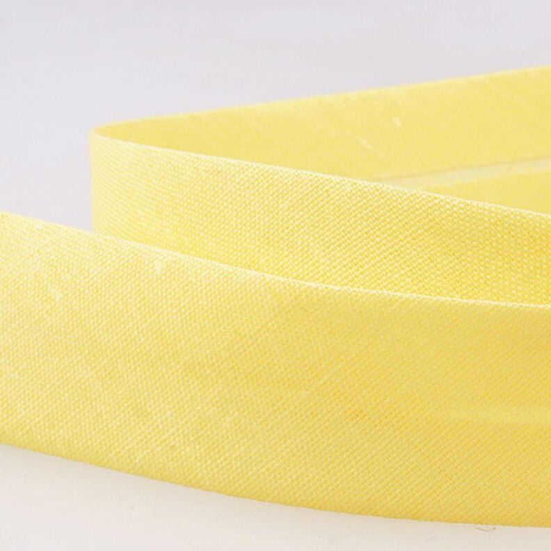 Schrägband Polycotton [20 mm] – gelb,  image number 2