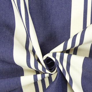Outdoor Dekostoff Acrisol Calles – marineblau | Reststück 50cm