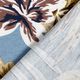 Viskosejersey Tropenpflanzen – stahlblau,  thumbnail number 4