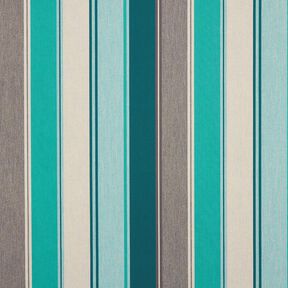 Outdoorstoff Canvas gemischte Streifen – blautanne/greige, 