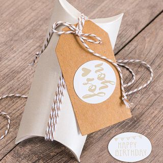 Geschenkbox groß [ 6 Stück ] – creme, 