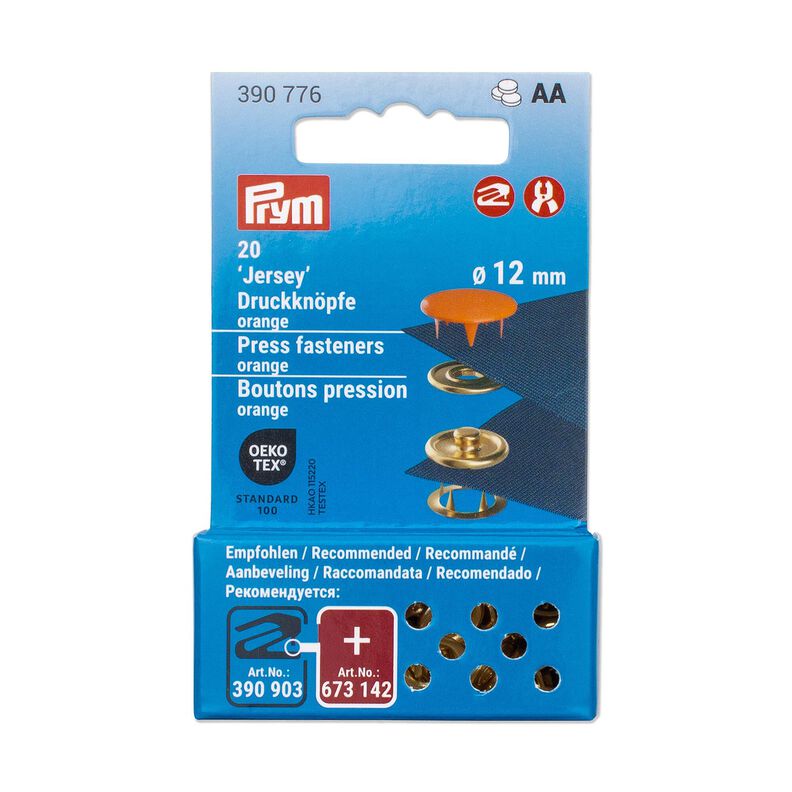 Druckknöpfe Jersey [12 mm] | Prym – orange,  image number 3