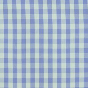 Baumwollpopeline Karo | Poppy Fabrics – hellmint/flieder, 