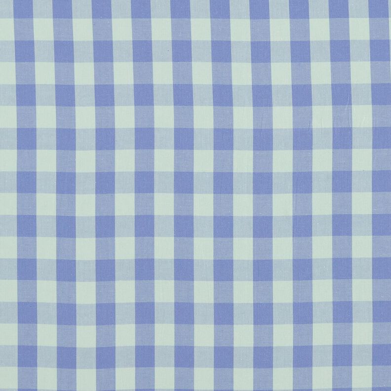 Baumwollpopeline Karo | Poppy Fabrics – hellmint/flieder,  image number 1