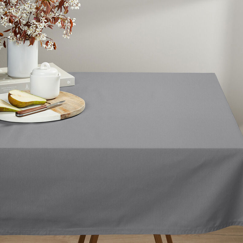 Baumwollstoff Cretonne Uni – elefantengrau, image number 5