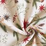 Dekostoff Jacquard Lurex Tannenzweige – natur/gold,  thumbnail number 3