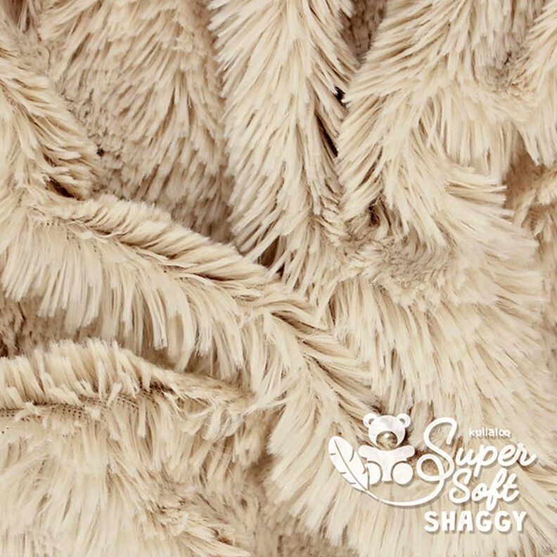 Zottelplüsch SHAGGY [1 M X 0,75 M | Flor: 20 MM] - hellbeige  | Kullaloo,  image number 4