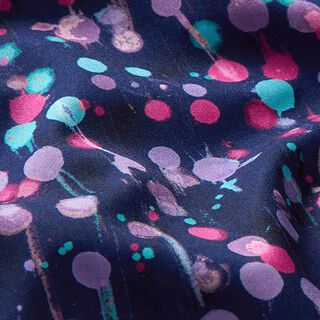 Softshell verlaufende Klekse Digitaldruck – marineblau/intensiv pink, 