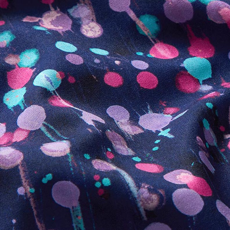 Softshell verlaufende Klekse Digitaldruck – marineblau/intensiv pink,  image number 3