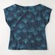 Baumwolljersey Ginkgoblätter – marineblau,  thumbnail number 6