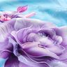 Baumwolljersey Summertime Blossoms | Glitzerpüppi  – himmelblau/lavendel,  thumbnail number 6