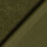 Frotteestoff Stretch Uni – dunkeloliv,  thumbnail number 3