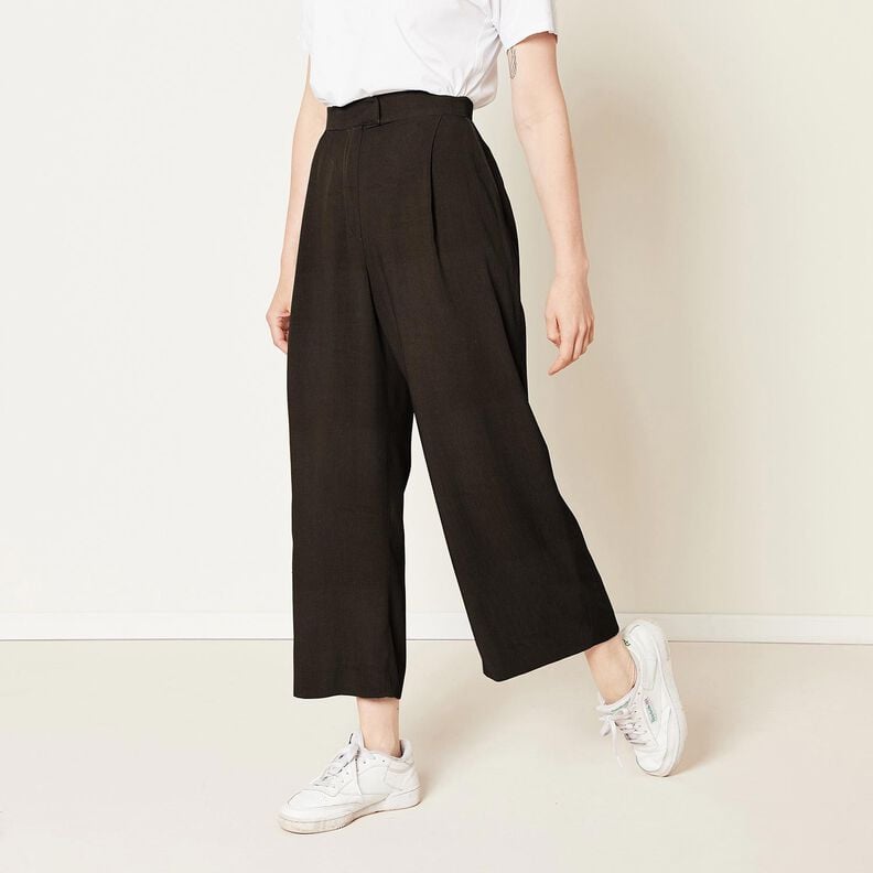 Viskose Stretch Uni – schwarz,  image number 9