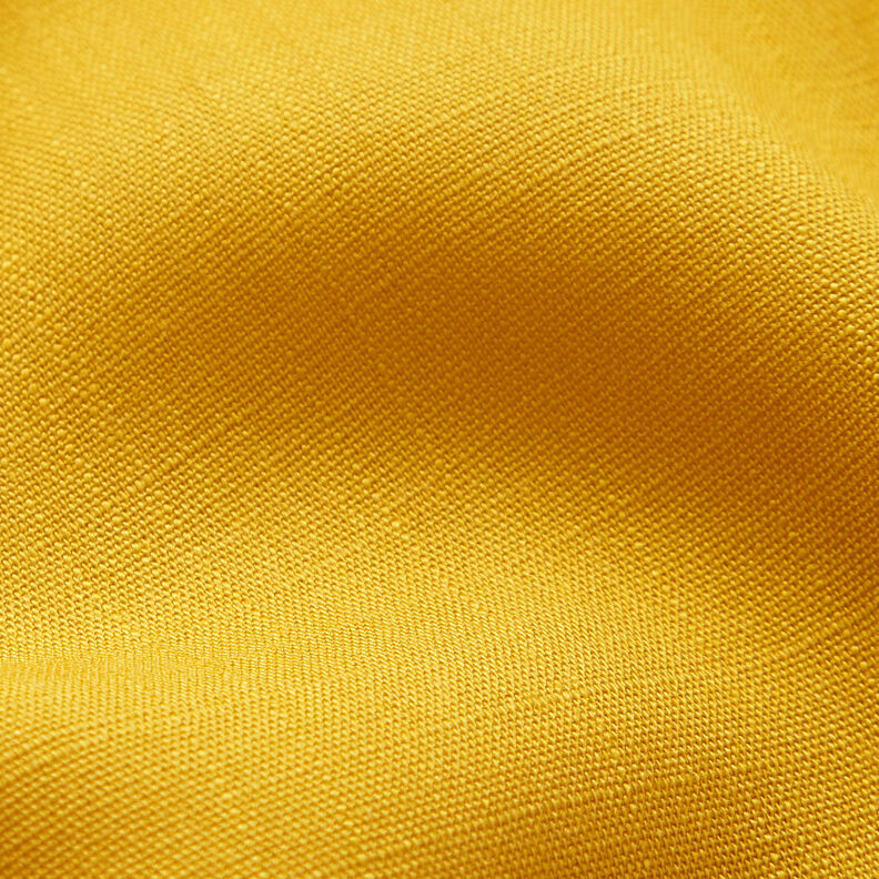 Viskosestoff Leinenoptik – currygelb,  image number 3