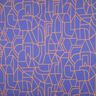 Baumwoll-Voile Town | Nerida Hansen – blaulila/pfirsichorange,  thumbnail number 1