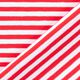 Baumwolljersey schmale Streifen – rot/weiss,  thumbnail number 4