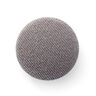 Bezogener Knopf, Bi-Stretch Gabardine – grau,  thumbnail number 1