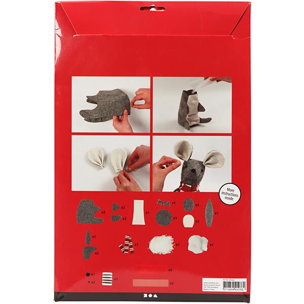 Materialset Weihnachtsmaus [ 1 Stück ],  image number 4