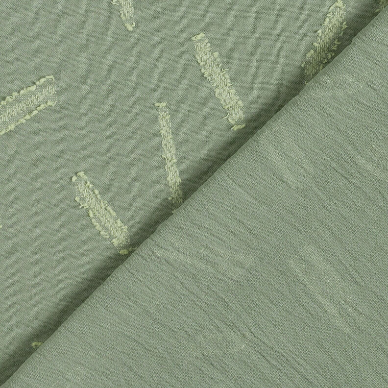 Jacquard Dobby Streifen – khaki,  image number 5