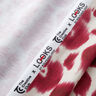 GOTS French Terry Batik-Leomuster | TCC x LOOKS by Wolfgang Joop – beere/creme,  thumbnail number 4