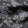 Chambray kleine Rosen – schwarz/weiss,  thumbnail number 2