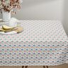 Baumwollstoff Cretonne schraffierte Formen – silbergrau/pastellviolett,  thumbnail number 8