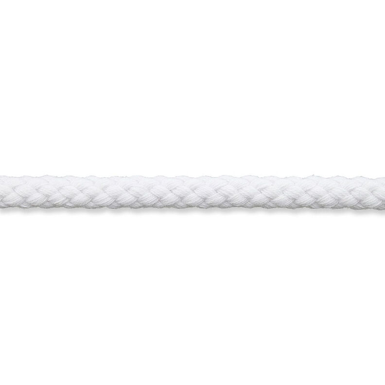 Baumwollkordel [Ø 7 mm] – weiss,  image number 2
