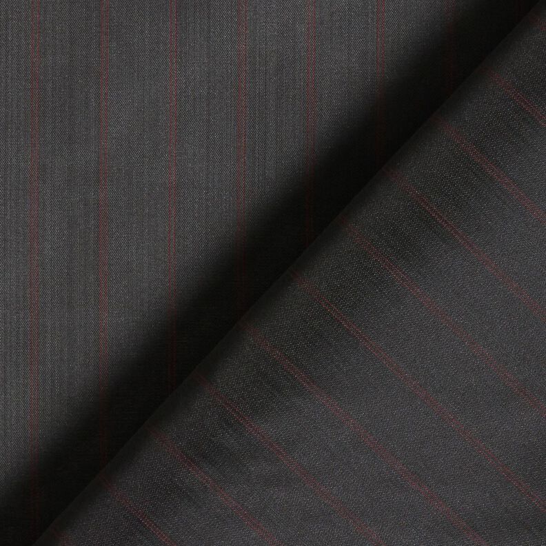 Ärmelfutter Nadelstreifen – schwarz/rot,  image number 4