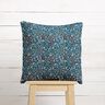 Baumwollstoff Cretonne Blumenranken – petrol/helltaupe,  thumbnail number 6