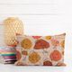 Dekostoff Jacquard Retro Formen recycelt – dunkelaltrosa/natur,  thumbnail number 6