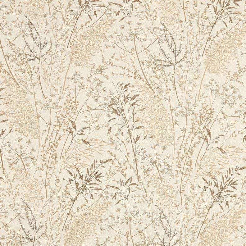 Halbpanama zarte Gr&auml;ser &ndash; natur/beige,  image number 1