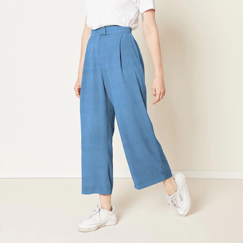 Viskose Stretch Uni &ndash; jeansblau,  image number 9