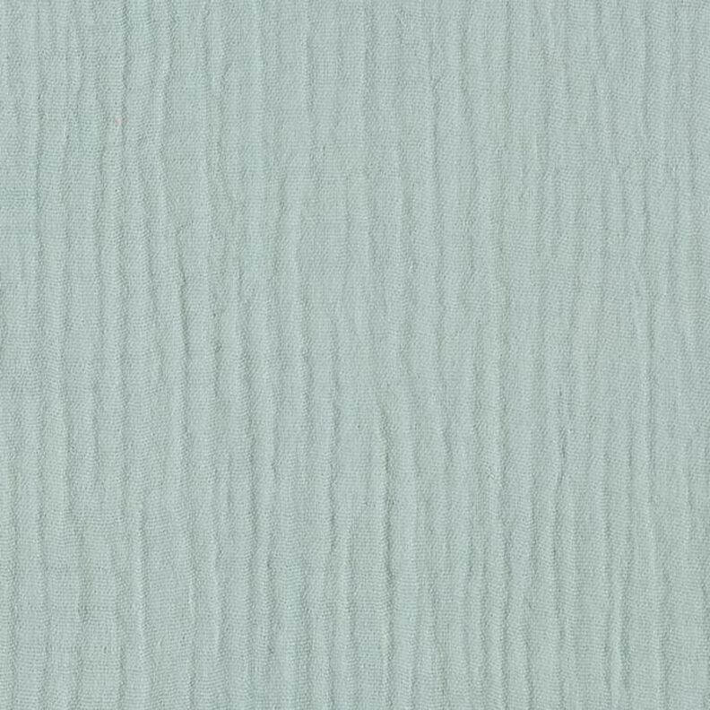 GOTS Dreilagiger Baumwoll-Musselin – pastellgrün,  image number 3