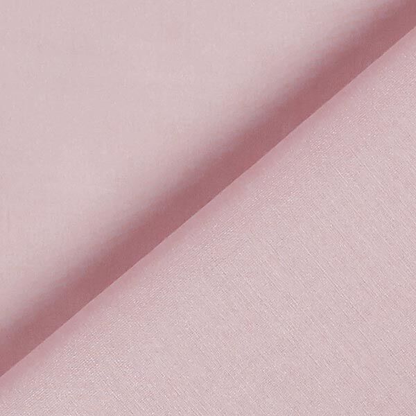 Superleichtes Baumwoll-Seidengewebe Voile – rosé | Reststück 50cm