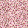 Baumwollpopeline Millefleurs – weiss/rosa,  thumbnail number 1