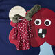 Baumwolljersey Monsterparty | PETIT CITRON – beere,  thumbnail number 8