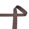 Schrägband Baumwolljersey [20 mm] – schwarzbraun,  thumbnail number 2