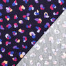 Babycord bunte Leo Flecken | Poppy Fabrics – marineblau,  thumbnail number 4