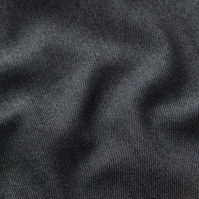 Baumwoll-Denim Stretch medium – schwarz, image number 2