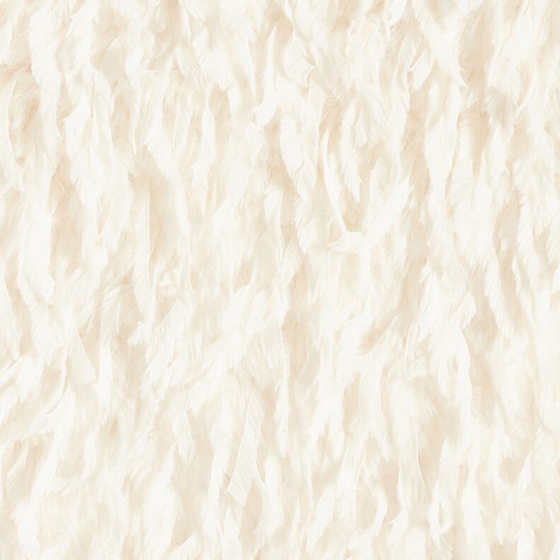 Kunstfell Federn Uni | Katia Fabrics – weiss, image number 1