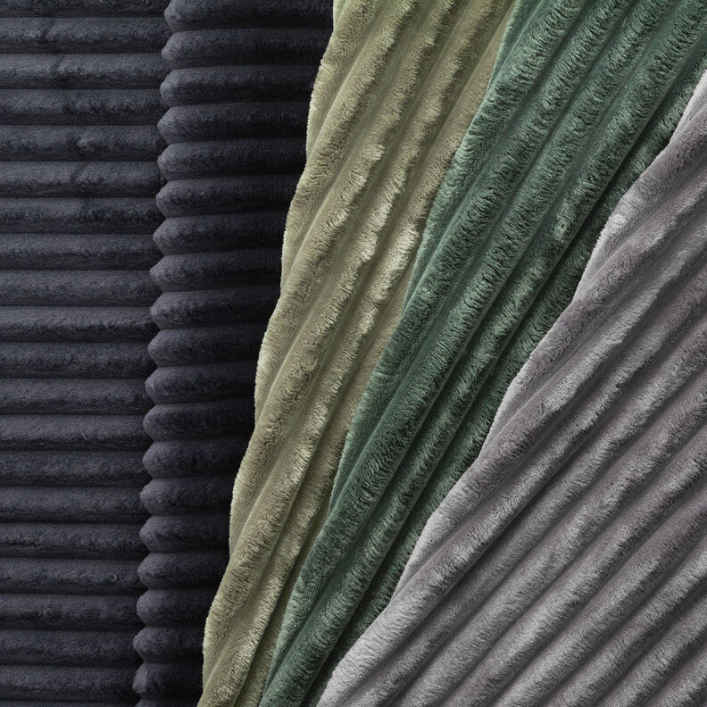 Polsterstoff Fellstreifen – taupe,  image number 8