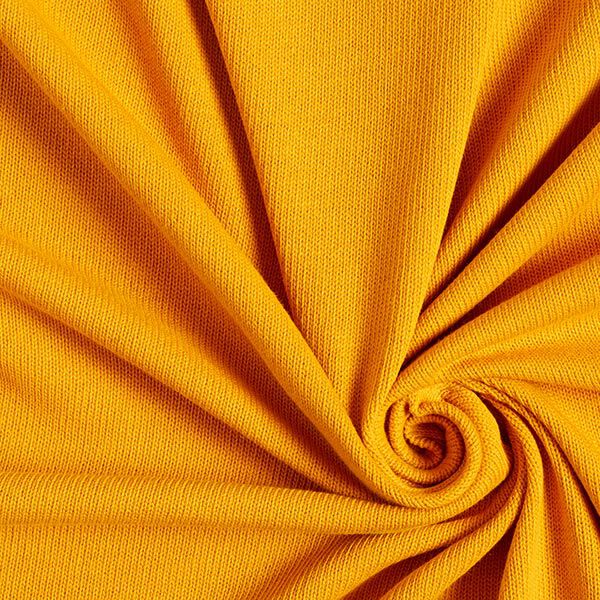 Baumwoll-Strickstoff – currygelb, image number 1