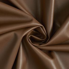 Kunstleder mit Velours Abseite  – dunkelbraun, 