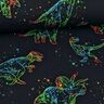 Baumwolljersey Dino Outlines | Glitzerpüppi – schwarz/Farbmix,  thumbnail number 2