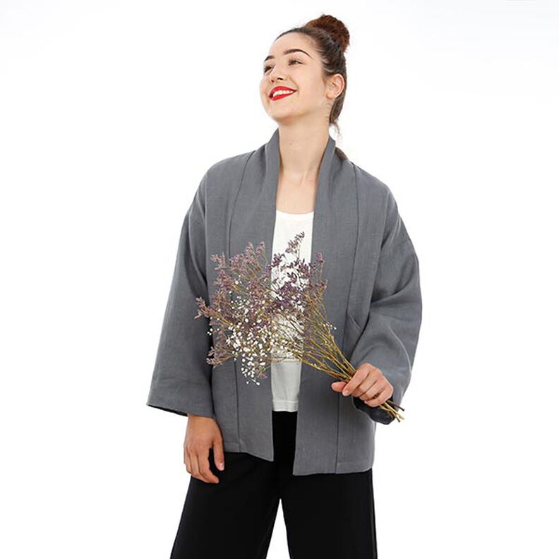 FRAU SINA - Kimonojacke mit schrägen Taschen | Studio Schnittreif | XS-XXL,  image number 9
